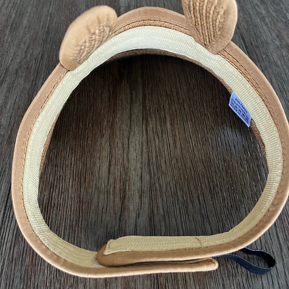 New Toddlers’ Bunny Straw Visor Hat - Picture 2 of 5